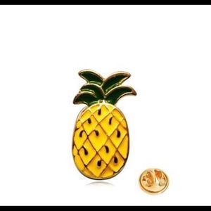 New pineapple enamel pin